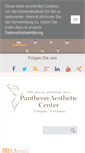 Mobile Screenshot of pantheon-aesthetic-center.de
